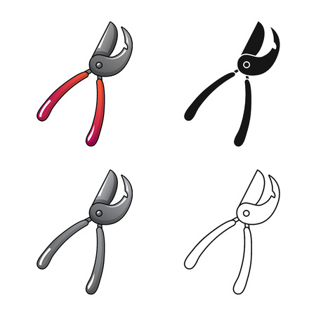 Isolated object of farm and agriculture icon. Set of farm and plant stock symbol for web.のイラスト素材