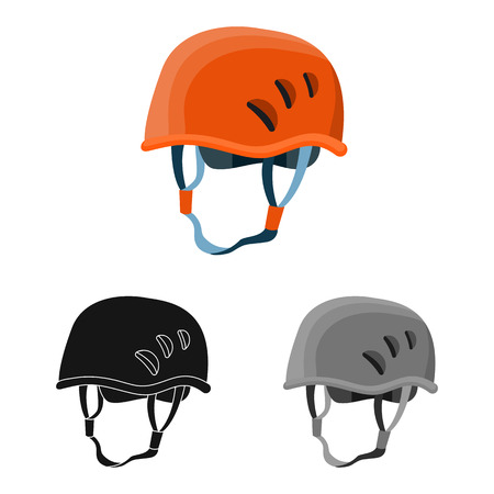 Vector illustration of mountaineering and peak logo. Collection of mountaineering and camp stock vector illustration.のイラスト素材