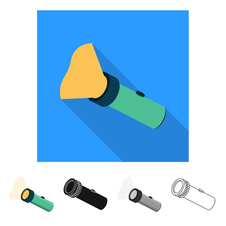Vector design of mountaineering and peak sign. Set of mountaineering and camp stock vector illustration.のイラスト素材