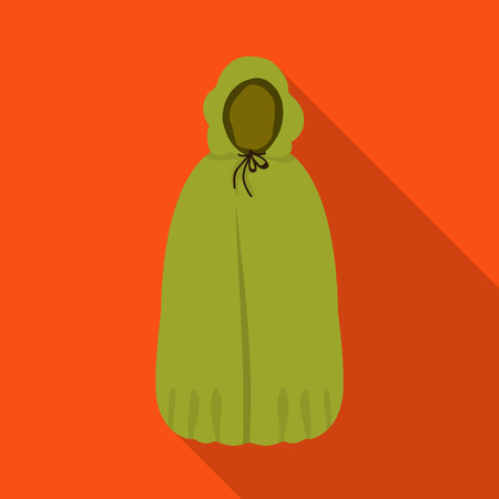 Isolated object of tent and raincoat icon. Set of tent and hood stock vector illustration.のイラスト素材