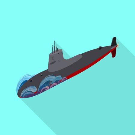 Vector design of military and nuclear sign. Collection of military and ship vector icon for stock.のイラスト素材