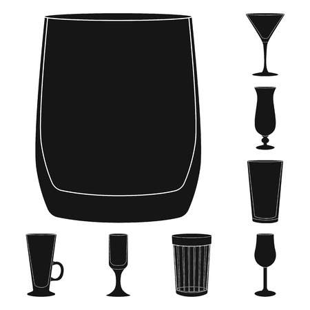 Vector design of texture and volume sign. Collection of texture and container stock vector illustration.のイラスト素材