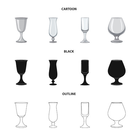 Vector design of form and celebration symbol. Set of form and volume stock vector illustration.のイラスト素材