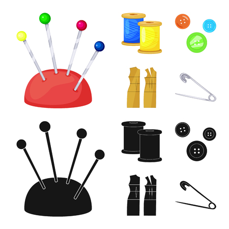Vector design of craft and handcraft symbol. Collection of craft and industry stock symbol for web.のイラスト素材