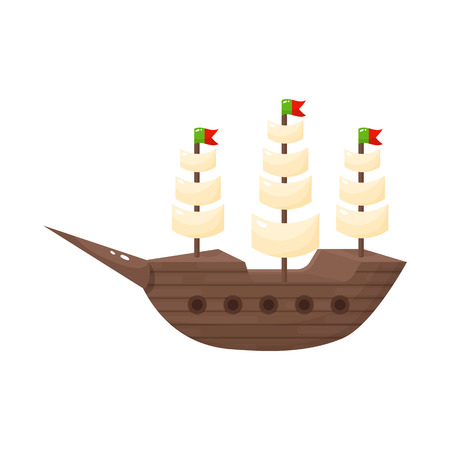 Vector illustration of ship and sailboat sign. Collection of ship and ship vector icon for stock.のイラスト素材