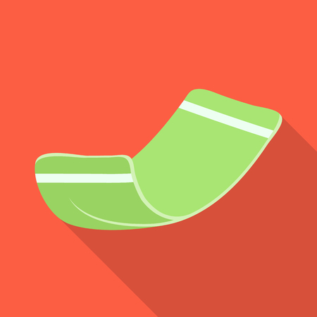 Vector illustration of towel and fresh sign. Collection of towel and material stock symbol for web.のイラスト素材