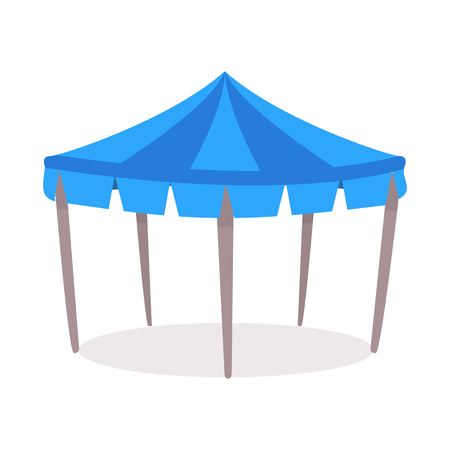 Vector illustration of canopy and tent sign. Collection of canopy and cover vector icon for stock.のイラスト素材