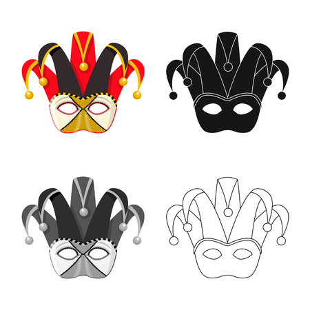 Vector illustration of luxury and celebration sign. Set of luxury and hide  stock vector illustration.のイラスト素材