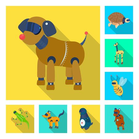 Vector design of toy and science. Collection of toy and toy stock vector illustration.のイラスト素材