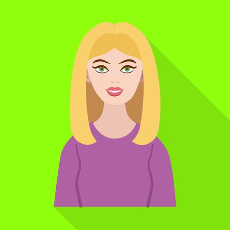 Isolated object of profile and portrait symbol. Collection of profile and profession vector icon for stock.のイラスト素材