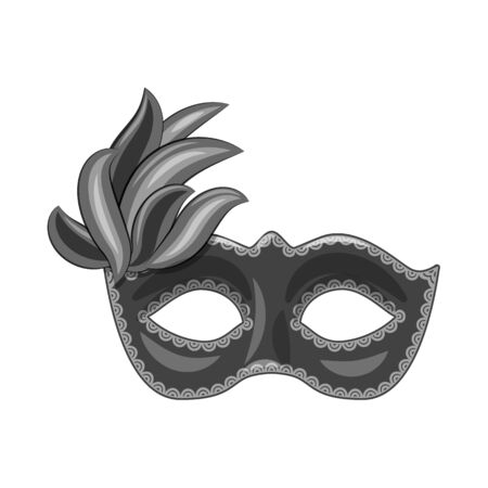 Vector design of Venezia and festival icon. Collection of Venezia and celebration vector icon for stock.のイラスト素材