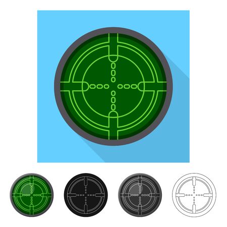 Vector illustration of war and ship. Collection of war and fleet stock symbol for web.のイラスト素材