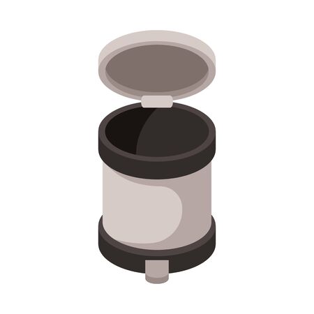 Vector illustration of bin and dustbin. Set of bin and bin vector icon for stock.のイラスト素材