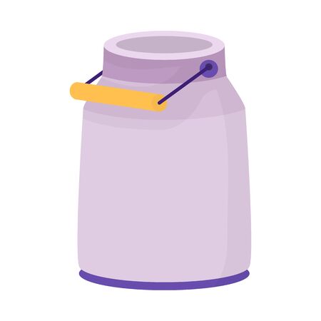 Vector design of milk and can sign. Set of milk and metal stock symbol for web.のイラスト素材