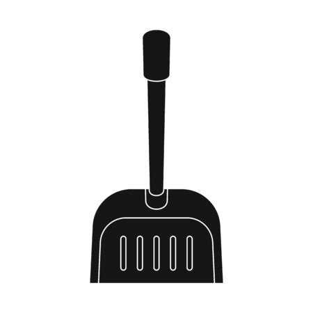 Vector illustration of scoop and plastic sign. Set of scoop and services stock vector illustration.のイラスト素材