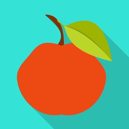 Vector design of apple and leaf logo. Set of apple and juice stock vector illustration.のイラスト素材