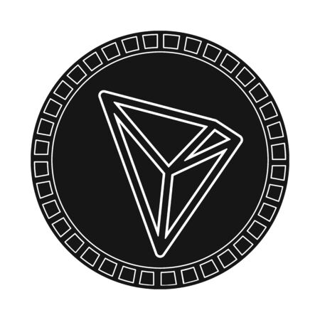 Vector illustration of cryptocurrency and money logo. Set of cryptocurrency and business vector icon for stock.のイラスト素材