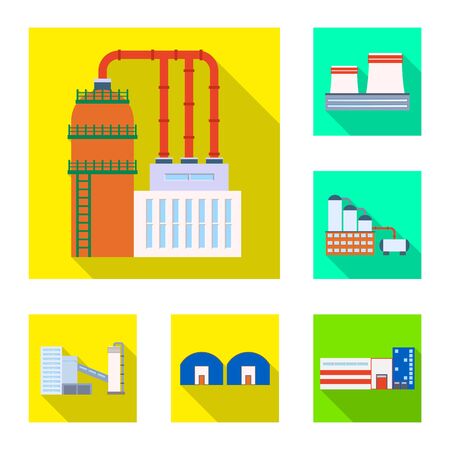 bitmap illustration of architecture and technology symbol. Collection of architecture and building stock symbol for web.の写真素材