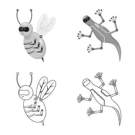 Isolated object of toy and science symbol. Collection of toy and toy vector icon for stock.のイラスト素材