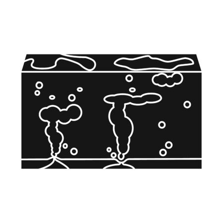 Vector design of water and station symbol. Collection of water and purification stock symbol for web.のイラスト素材