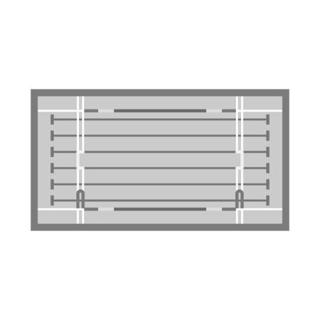 Vector illustration of stadium and competition icon. Collection of stadium and water stock symbol for web.のイラスト素材