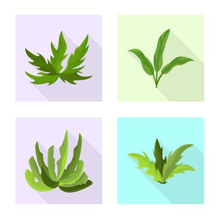 Isolated object of landscaping and summer symbol. Collection of landscaping and environment vector icon for stock.のイラスト素材