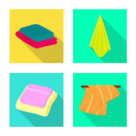Vector design of soft and clean . Set of soft and household stock vector illustration.のイラスト素材