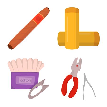 Vector design of device and electronic. Set of device and filter stock symbol for web.のイラスト素材