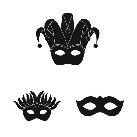 Vector design of luxury and celebration sign. Collection of luxury and hide stock symbol for web.のイラスト素材