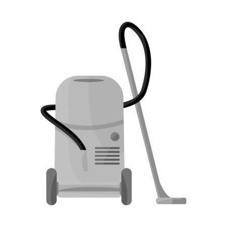 Isolated object of cleaner and vacuum symbol. Set of cleaner and clean stock vector illustration.のイラスト素材
