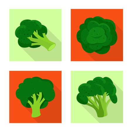 Vector illustration of eating and diet icon. Set of eating and vegetarian vector icon for stock.のイラスト素材