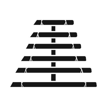 Isolated object of musical and vietnam  . Set of musical and instrument vector icon for stock.のイラスト素材