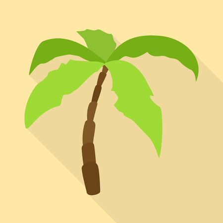 Isolated object of palm and coconut symbol. Set of palm and hawaii vector icon for stock.のイラスト素材