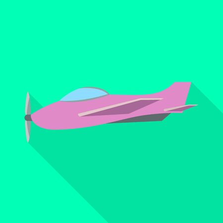 Vector illustration of aeroplane and military sign. Collection of aeroplane and landing vector icon for stock.のイラスト素材