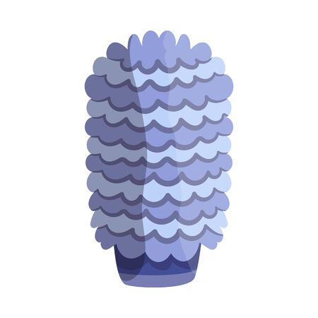 Vector illustration of brush and wash sign. Graphic of brush and car stock symbol for web.のイラスト素材