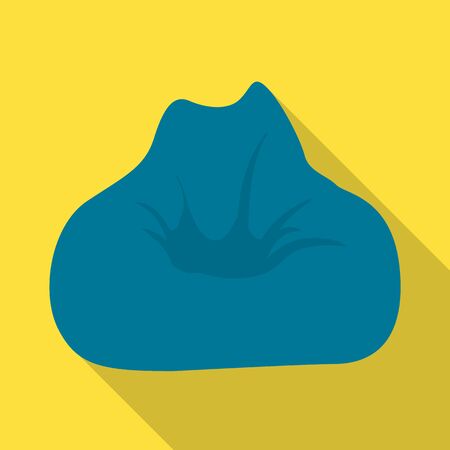 Vector illustration of chair and furniture symbol. Graphic of chair and pillow stock symbol for web.のイラスト素材