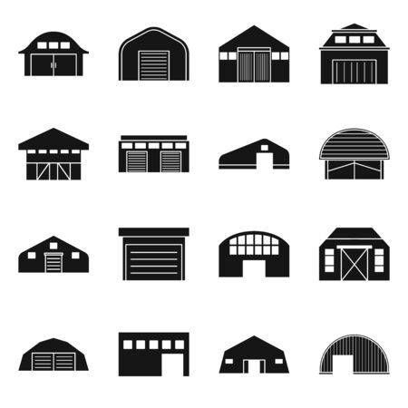 Vector design of construction and ranch sign. Collection of construction and building stock symbol for web.のイラスト素材