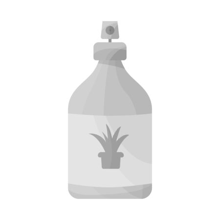 Vector illustration of bottle and oil logo. Web element of bottle and aloe stock symbol for web.のイラスト素材