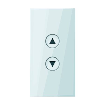 Button of elevator vector icon.Cartoon vector icon isolated on white background button of elevator .のイラスト素材