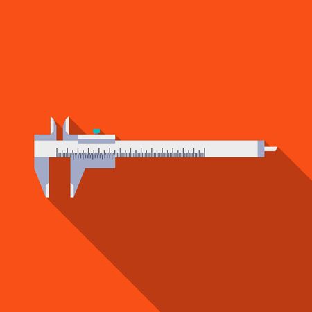 Vector design of calliper and vernier icon. Graphic of calliper and caliper stock symbol for web.のイラスト素材