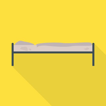 Vector illustration of bed and bunk logo. Graphic of bed and furniture stock vector illustration.のイラスト素材