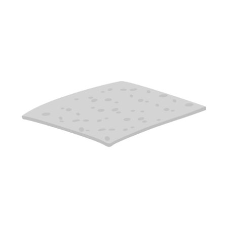 Vector illustration of cheese and slice symbol. Web element of cheese and milk stock vector illustration.のイラスト素材