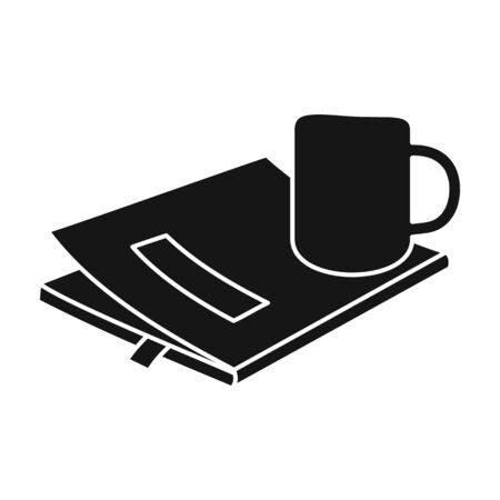 Book vector icon.Black vector icon isolated on white background book .のイラスト素材