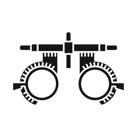 Isolated object of glasses and corrective sign. Web element of glasses and eyeglasses stock symbol for web.のイラスト素材