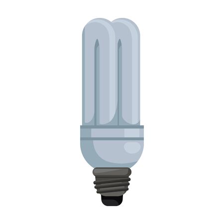 Iight bulb vector icon.Cartoon vector icon isolated on white background light bulb.のイラスト素材