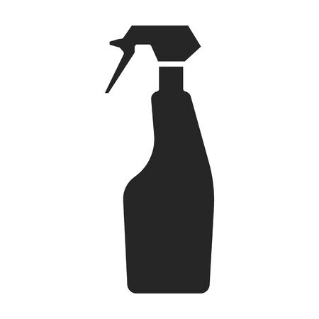Clean product vector icon.Black vector logo isolated on white background clean product.のイラスト素材