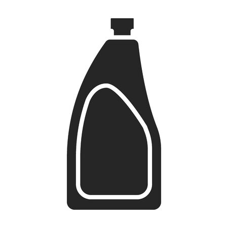 Clean product vector icon.Black vector logo isolated on white background clean product.のイラスト素材
