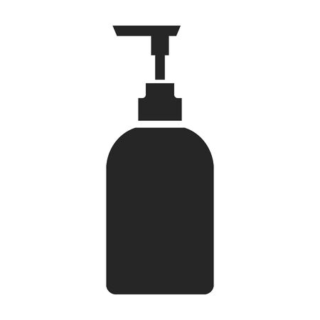 Clean product vector icon.Black vector logo isolated on white background clean product.のイラスト素材