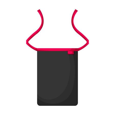 Apron vector icon.Cartoon vector icon isolated on white background apron .のイラスト素材