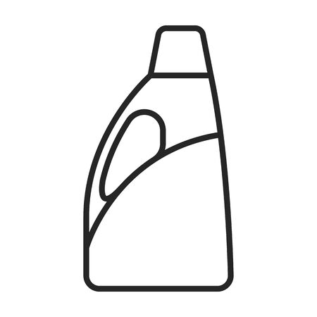 Clean product vector icon.Line vector icon isolated on white background clean product.のイラスト素材